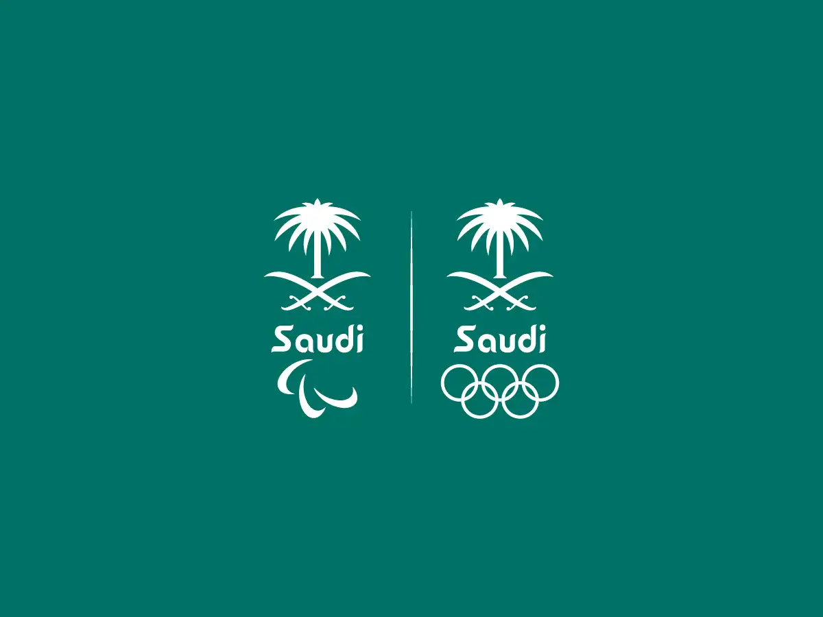 The Saudi Olympic & Paralympic Committee (SOPC) logos, representing their partnership with the best website design agency for corporate website design, custom web development services, and expert web site development.